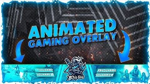 How To Make Animated Gaming Live Stream Overlay || How To Make Gaming Overlay In Kinemaster