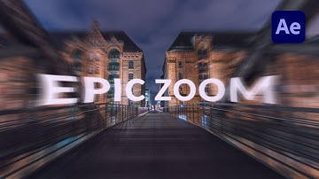 Zoom Transition Under 2 MINUTES!   After Effects Tutorial   Smooth Blur Zoom In Transiti