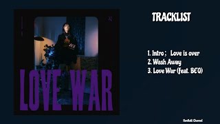 [FULL ALBUM] YENA (최예나) - 1st Single Album "Love War" [Audio]