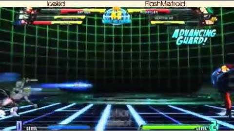 2-28-11 Icekid (Taskmaster/Arthur/Sentinel) vs FlashMetroid (Viewtiful Joe/Tron/Morrigan) 2 - MvC3