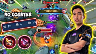 10 KILL + 13 ASSIST NO COUNTER 🔥 ~ TOP GLOBAL ZHASK BEST BUILD GAMEPLAY MLBB