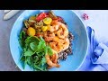 SALATĂ DE QUINOA CU CREVEȚI LA GRILL | Valerie&#39;s Food