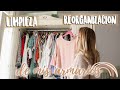 Cómo organizo MI ARMARIO 🤗 | Limpieza y reorganización de TODA MI ROPA! Closet tour!