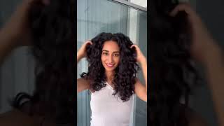 Curly Hair Thinning Solution | Curly Patch #hairthinning #curlyhair #1hs #shorts #hairpatch #viral