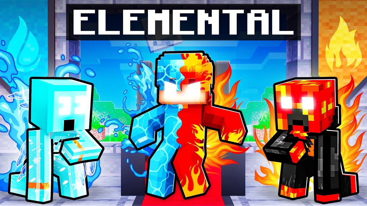 Turning YouTubers ELEMENTAL in Minecraft - YouTube
