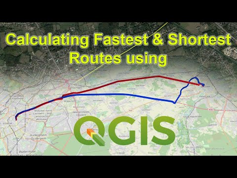 Calculating Shortest and Fastest Paths using QGIS (ORS Tools)