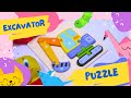 Excavator puzzle game i kids fun puzzle game i abbys life