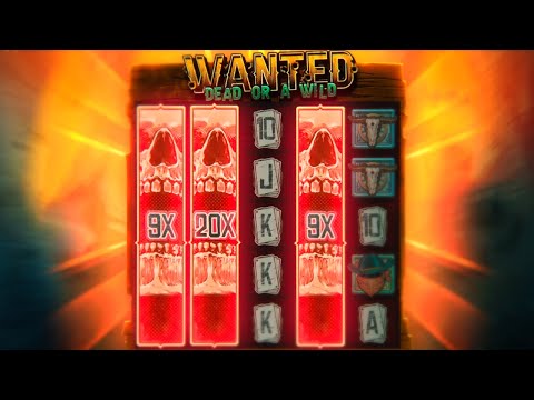 INSANE WANTED DEAD OR A WILD BONUSES!! (super Lucky)
