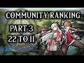 Zero no Kiseki/Ao no Kiseki Community Ranking - Part 3