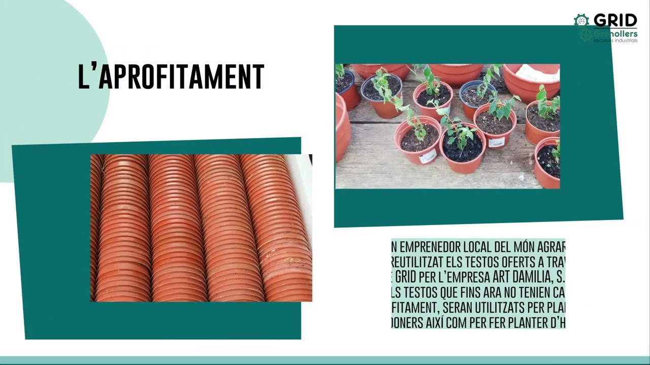 Casos d'aprofitament de recursos industrials GRID Granollers