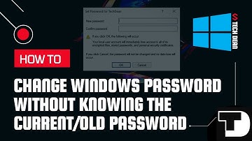 Change Windows Password without knowing the Old Password