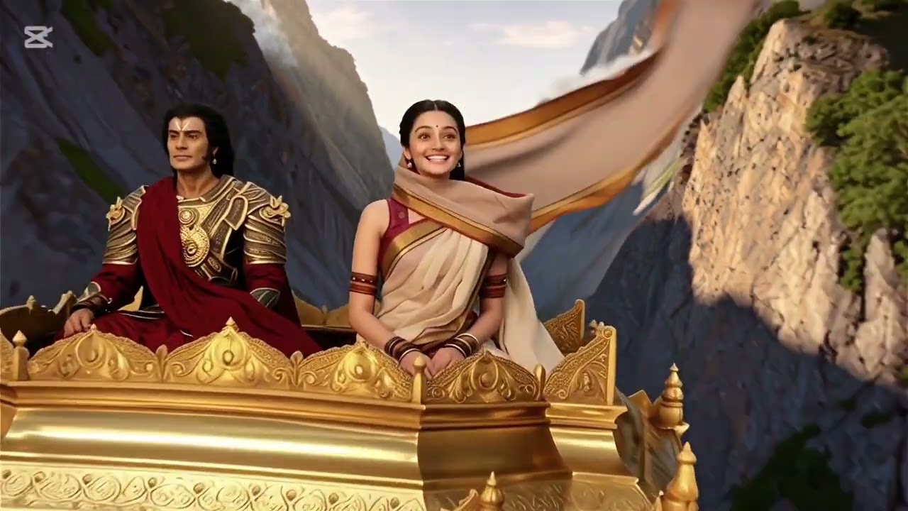 අහස් මාළිගාව වෙත සීතා – රාවණා රජතුමා සමඟ සිදුවූ ඉතිහාසය වෙනස් කළ ගමන”🤺🤺