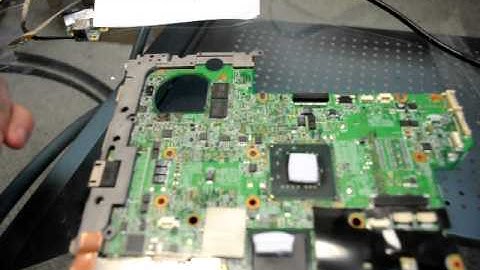 IR BGA reflow of a HP DV2700 Intel laptop with a Nvidia G86-630-A2 chip to fix a no video issue