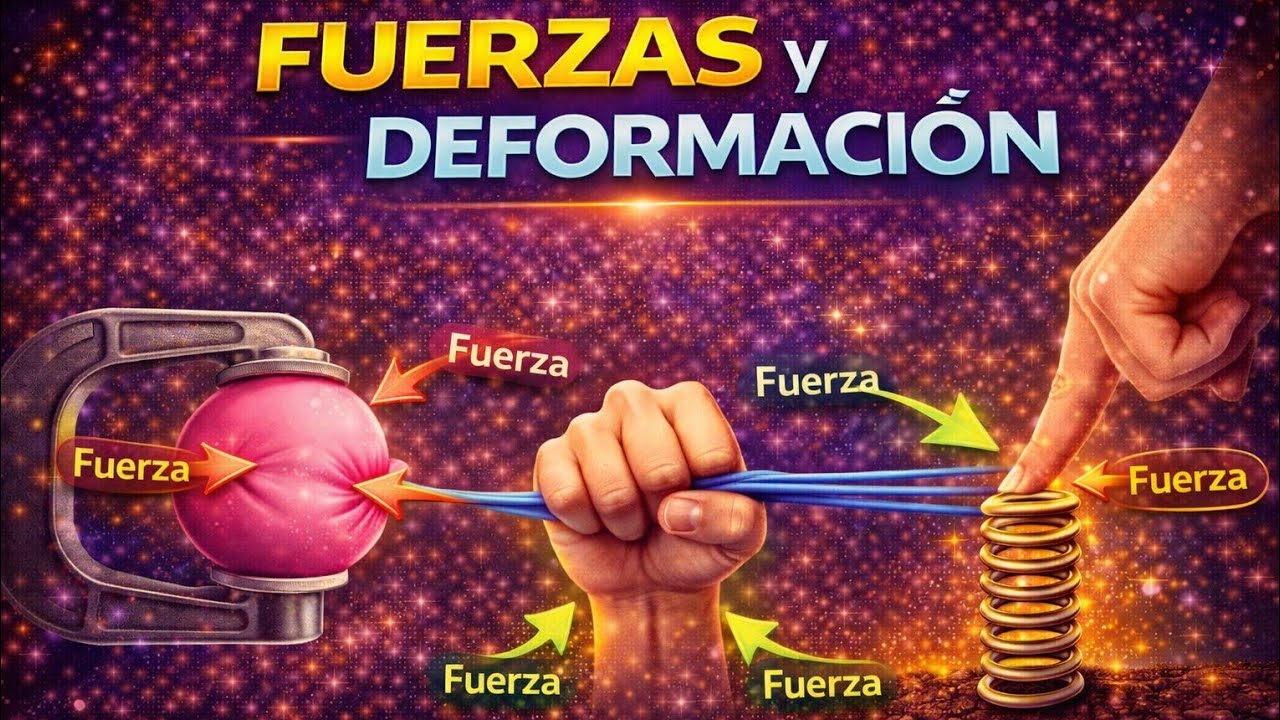 Fuerzas y Deformación ⚙️ | Trabajo y Cambios de Energía Explicados