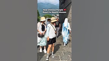 Chinese people react to Muslims 🇨🇳😍