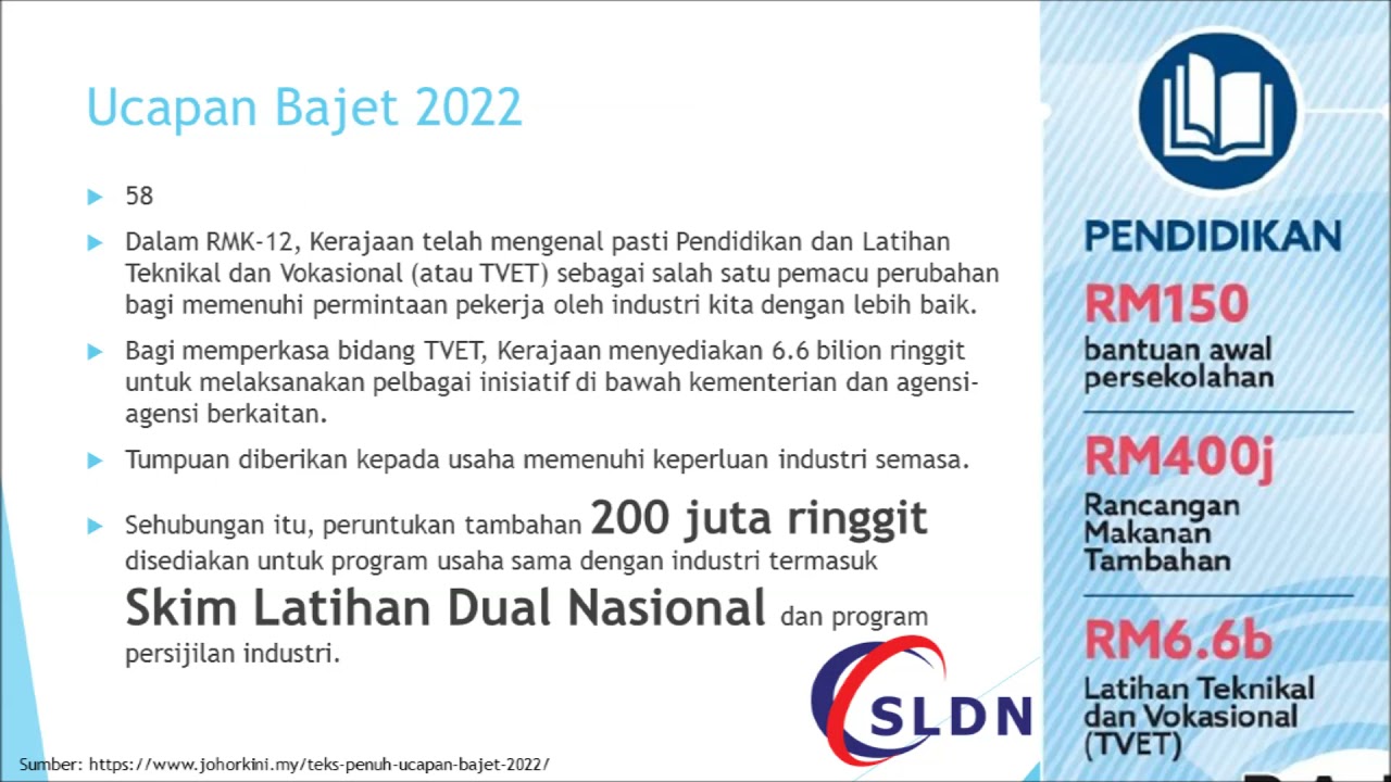 Bajet 2022 pendidikan