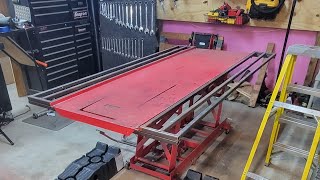 I AM NOT HAPPY With Harbor Freight!! But First Lift Table Extensions How I Made Them!!!