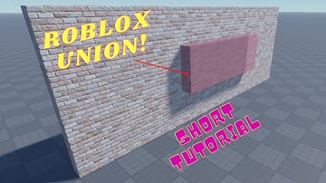 How to Operate Union on Roblox (Part 1/2)