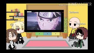 Anime fandoms react to Naruto Vs Sasuke