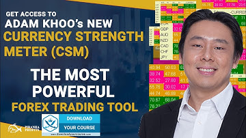 Adam Khoo Currency Strength Meter CSM – Get the Most Powerful Forex Trading Tool for Massive Profits