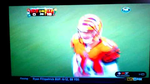 Jerome Simpson Touchdown Full Flip Acrobatic TD!