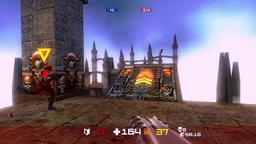 Quake III Arena Arcade Q3 Xbox 360 - Capture the Flag Bunker Busters CTF, Do Not Look Down TDM