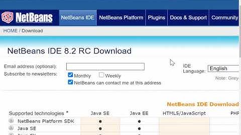 วิธีการ download NetBean IDE ฟรีสำหรับใช้เขียนโปรแกรมภาษา JAVA