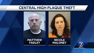 Omaha police issue warrants for 2 suspects in theft of several plaques from high school