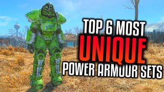 6 Most UNIQUE Power Armor Sets in FALLOUT 4 | FALLOUT 4 POWER ARMOR SHOWCASE