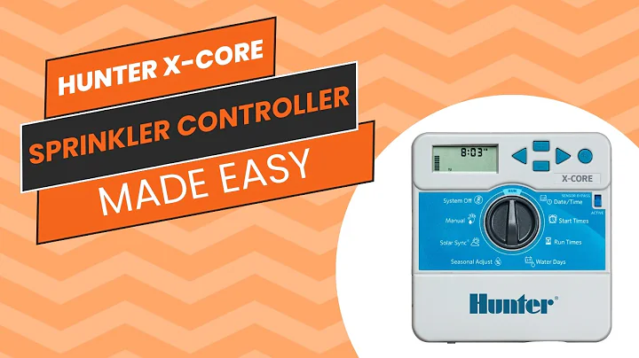 How to: Lawn Sprinkler Hunter X-Core Instructional Video