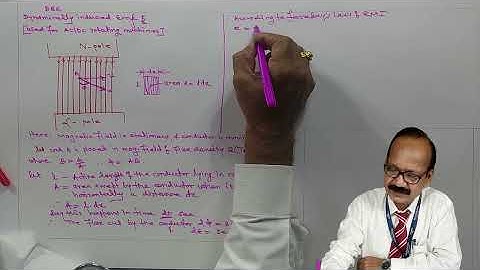 Dynamically induced emf