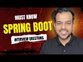 Top Spring Interview Questions with Clear Explanations (Backend Developer Guide)