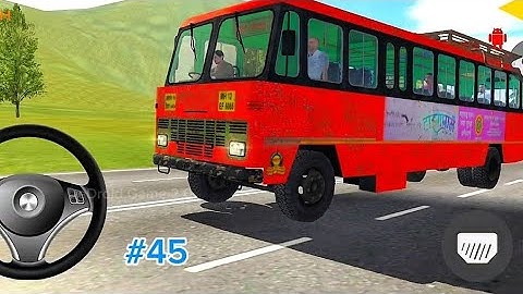 💥Village Route Bus Driving Games: 2025 - Indian Sleeper Bus Simulator - Android Gameplay#45