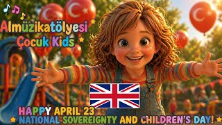 🇬🇧 🇺🇸Almüzikatölyesi Kids | Happy April 23 National Sovereignty and Children's Day