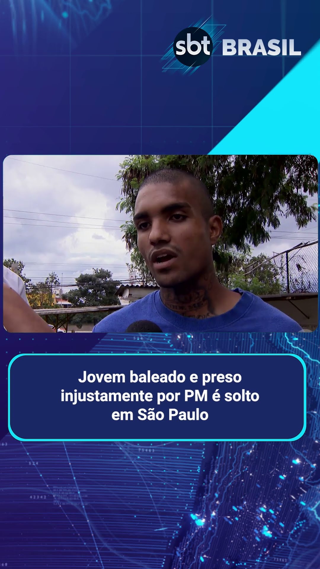 Justiça solta jovem baleado por suposto desacato em São Paulo| SBT Brasil (04/02/25)