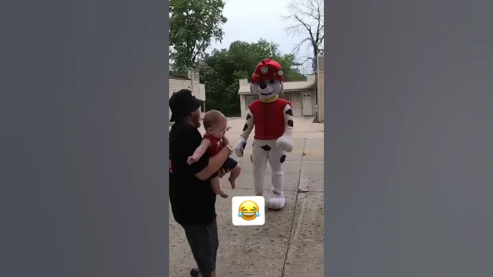 When Daddy Is More Excited Than Baby 😂 #shorts #pawpatrol #cutebaby