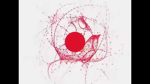It emanates from a red orb. Draw by openFrameworks