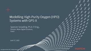Modelling High-Purity Oxygen (HPO) Systems with GPS-X Profile