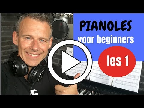 Piano Leren Spelen les 1 -  (pianoles)  Leer in 15 minuten alles wat je moet weten!