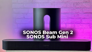 SONOS Beam Gen 2 y Sub Mini La mejor barra de sonido que puedes comprar