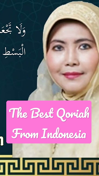 Ustadzah Maria Ulfah-Juara MTQ Tingkat Dunia Tahun 1980