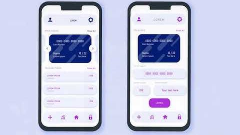 Banking App ll Design Finance App UI Adobe Xd For iPhone Xs - Speed Art Tutorial