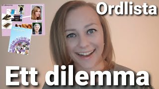 Ett dilemma - ordlistan