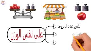 لغة عربية - على نفس الوزن - إزاي تجيب كلمات على نفس الوزن في الامتحان