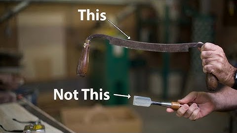 Removing Bark from Live edge (Short)
