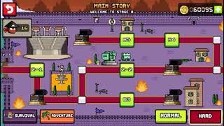 Showcasing all stars in Dan The Man (Hard mode)