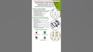 Live Webinar on “Mastering Sub-structure Design with CSI SAFE - For Engineers at All Levels”