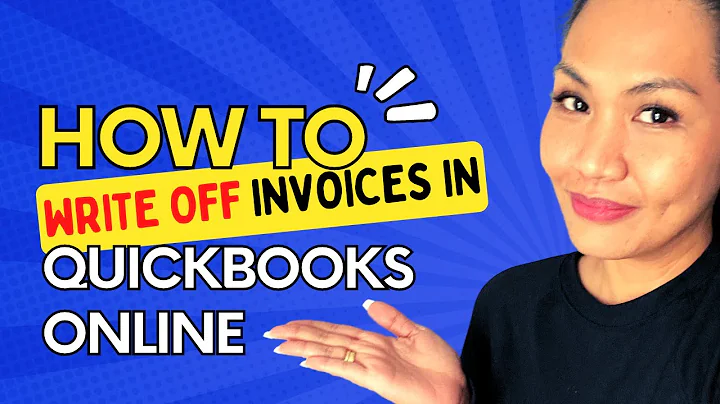 How to write off an outstanding invoice in Quickbooks Online