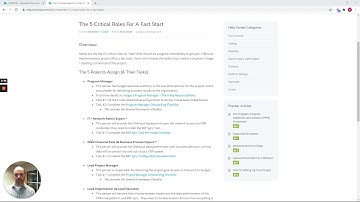 CIMcloud Onboarding - 5 Critical Roles for a Fast Start