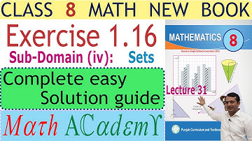8th class math new book 2023 exercise 1.16 || Class 8 maths exercise 1.16 notes